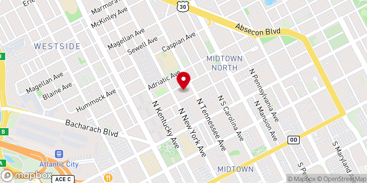 Map showing location of Kingdom Church