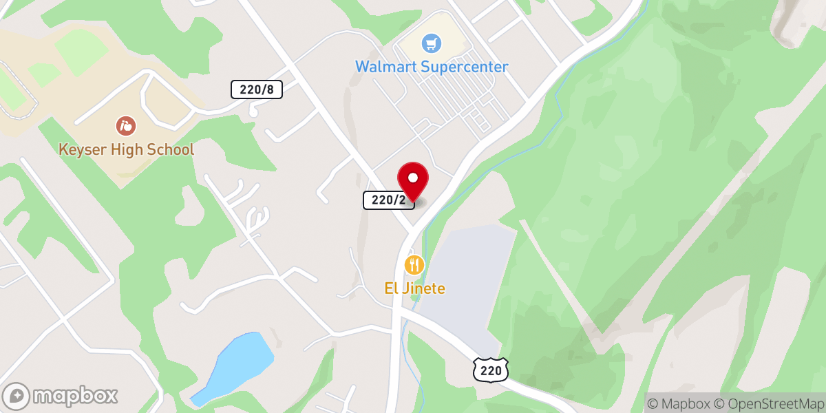 Map showing location of Heaven Sent Creations