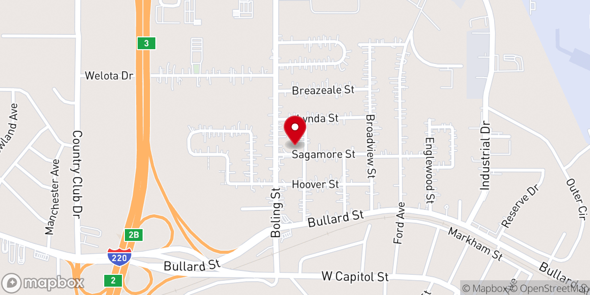 Map showing location of West Jackson Ministry of Christ