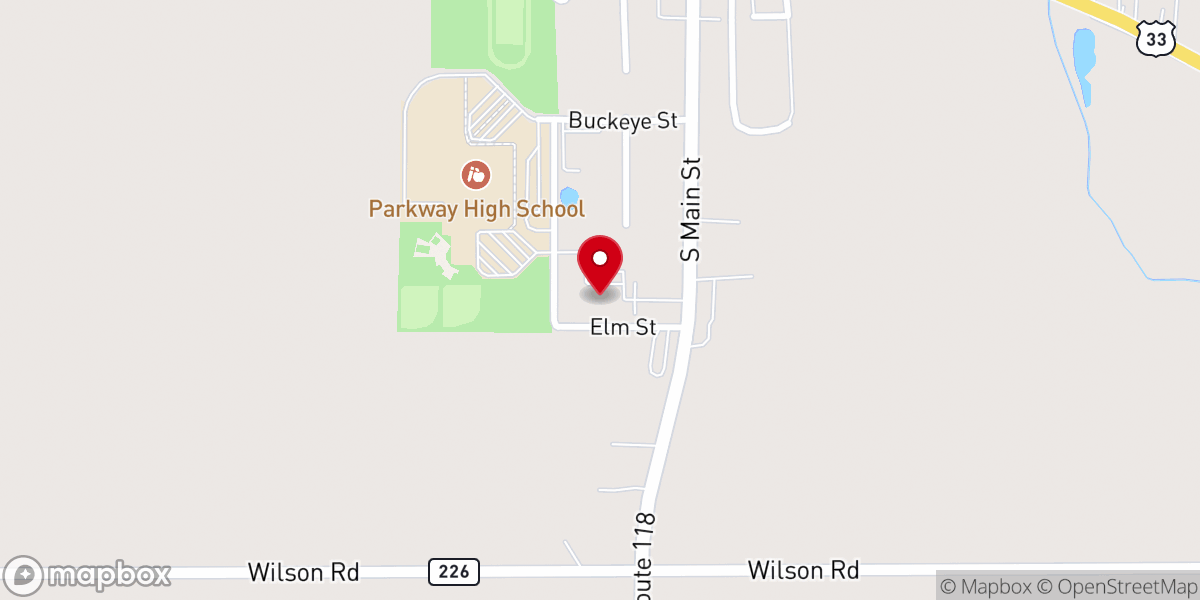 Map showing location of New Horizons Community Church