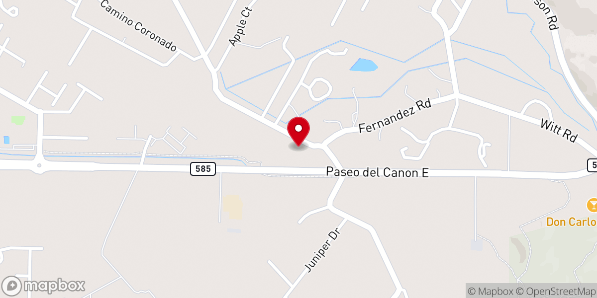 Map showing location of Christian Family Church