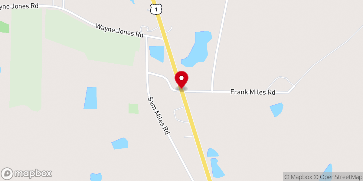 Map showing location of The Baxley Christian Fellowship