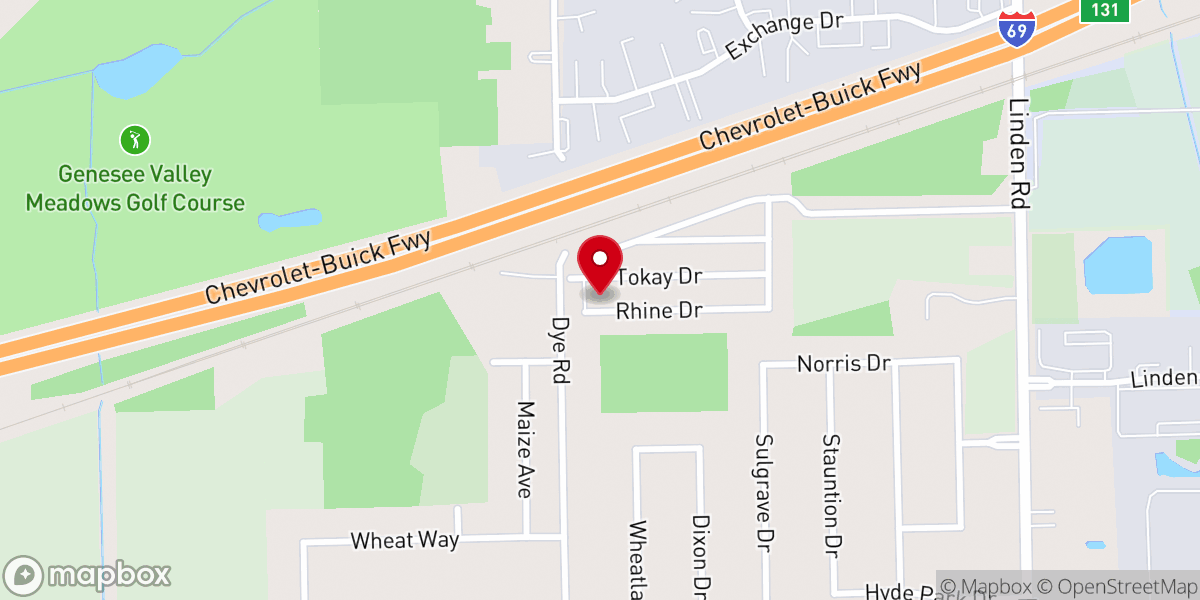 Map showing location of Christian Church International