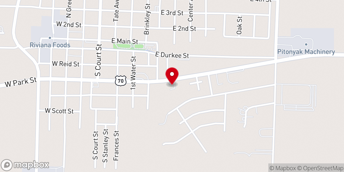 Map showing location of St Rose of Lima Catholic Church