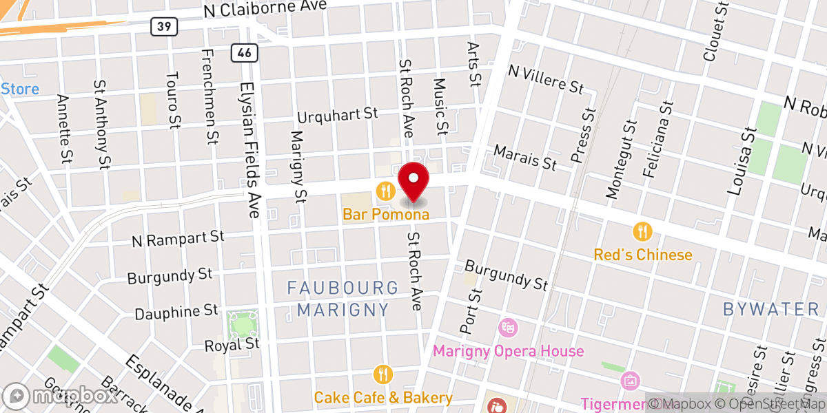 Map showing location of Thompson United Methodist Church