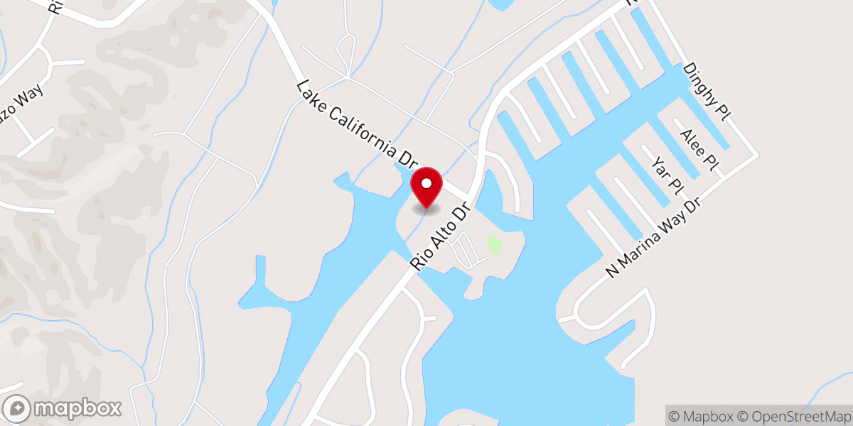 Map showing location of Lake CA Community Church