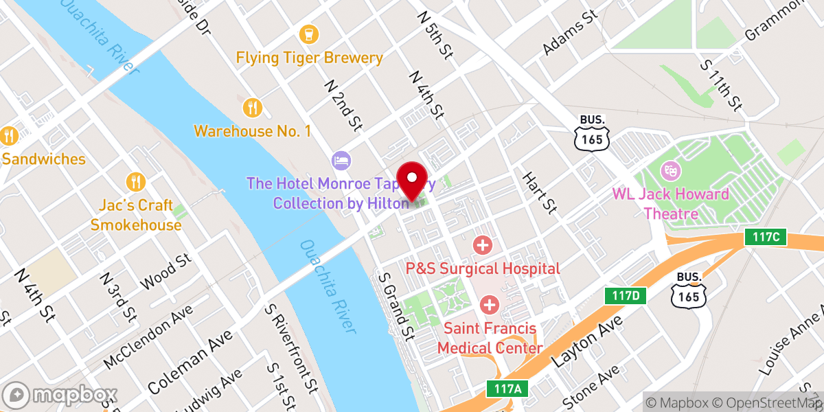 Map showing location of Redemption Power Church