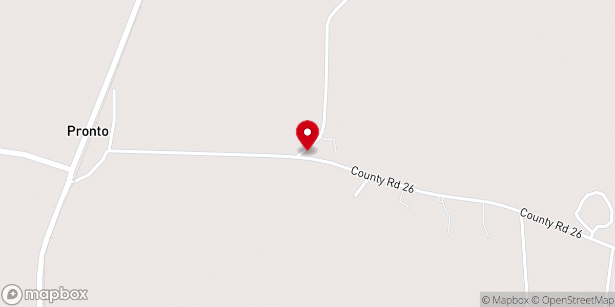 Map showing location of Clayhill Church
