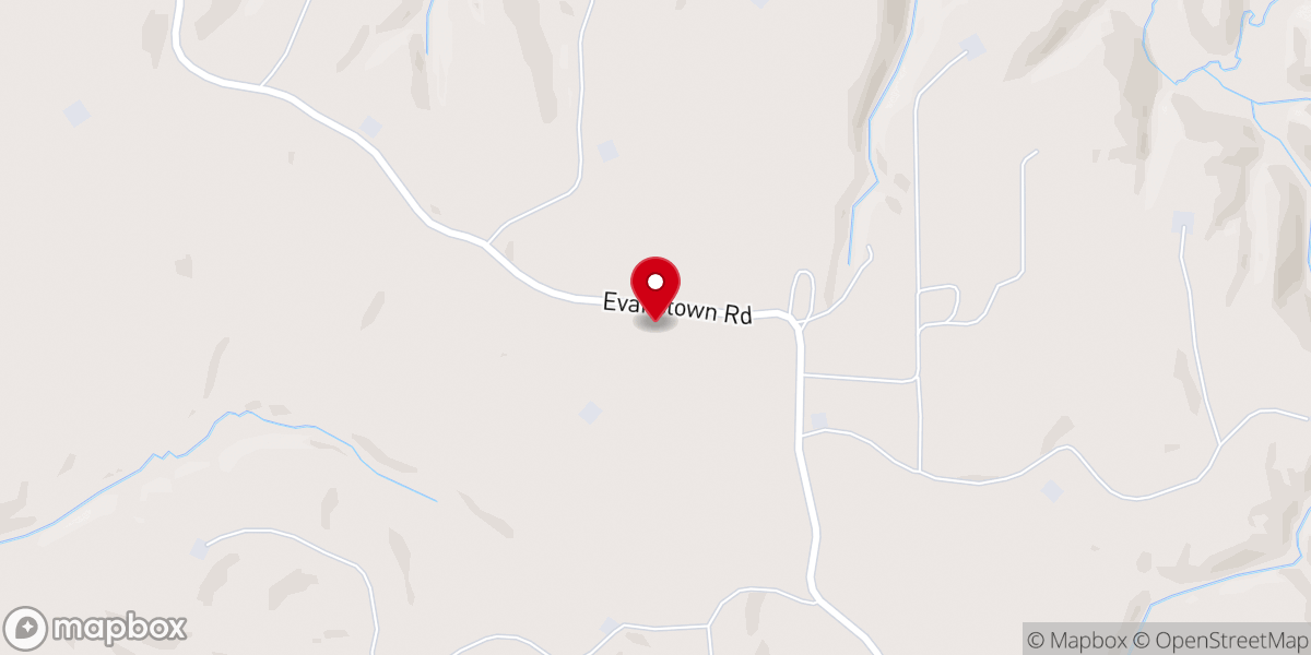 Map showing location of Gum Springs Church