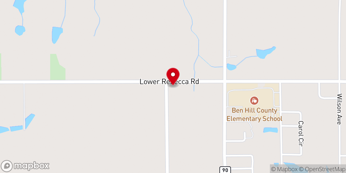 Map showing location of Arbor Church