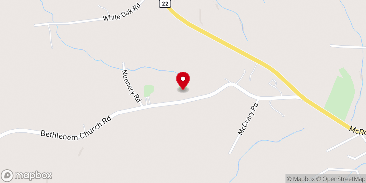 Map showing location of St. John United Church of God