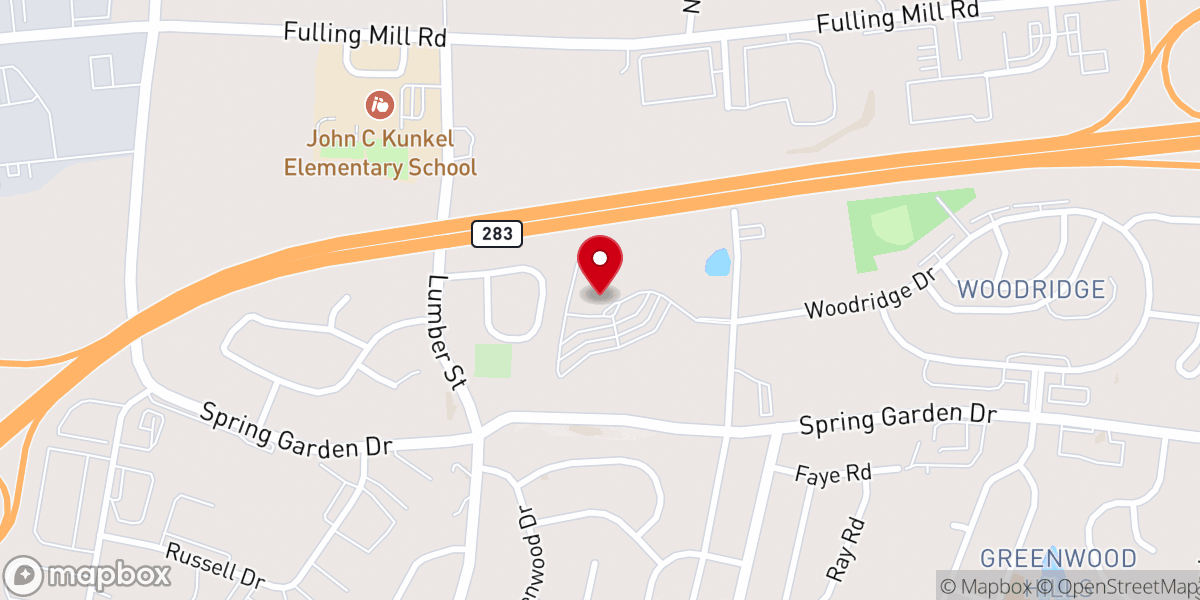 Map showing location of DaySpring Ministries