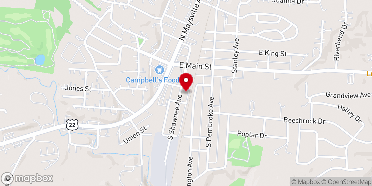 Map showing location of New Covenant Church