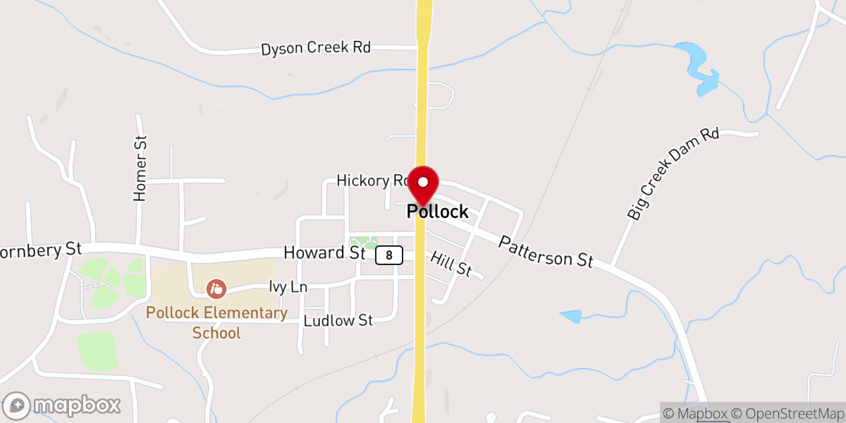 Map showing location of Wayside Church