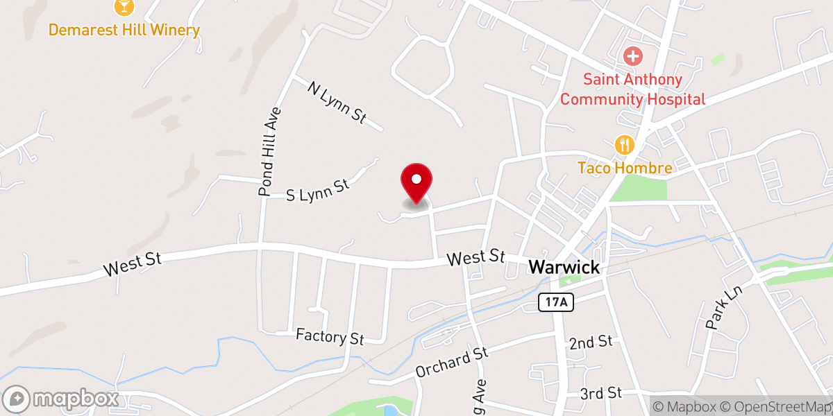 Map showing location of Union African Methodist Epscpl