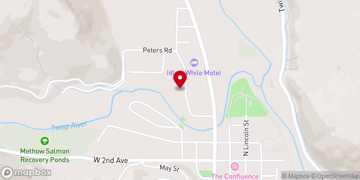 Map showing location of St Genevieve's Catholic Church
