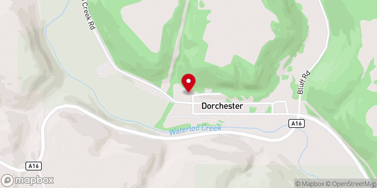 Map showing location of St Mary's Rectory