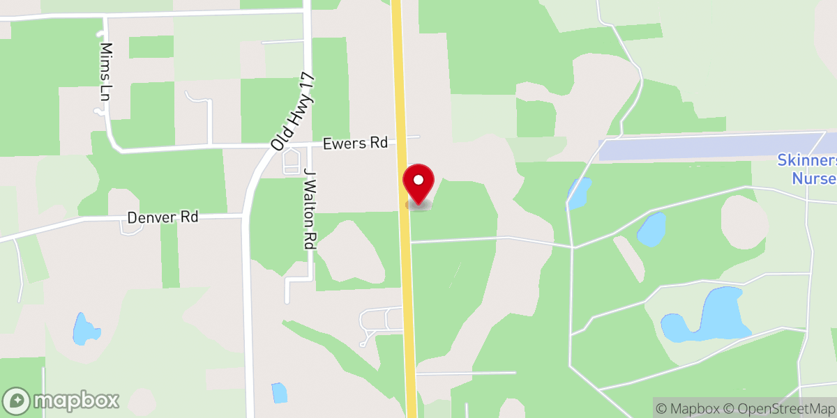 Map showing location of Word of Faith Bible Church