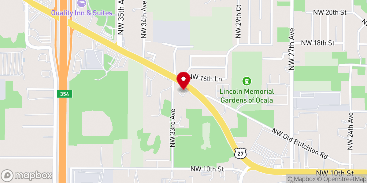 Map showing location of The Chapel Ocala