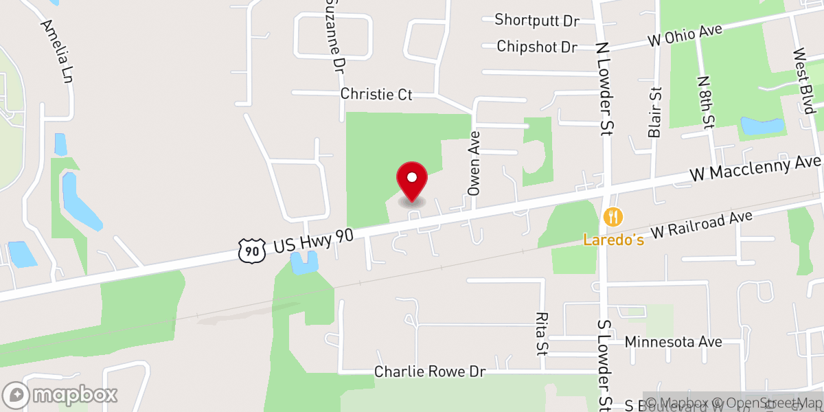 Map showing location of St. Mary Mother of Mercy Catholic Church