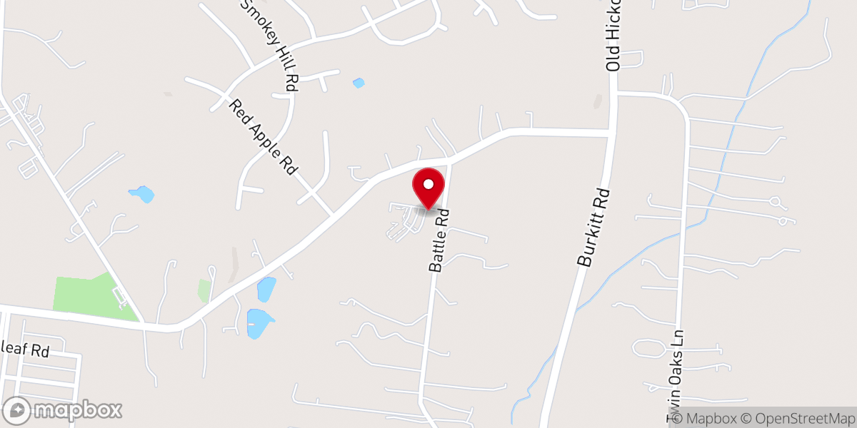 Map showing location of Lighthouse Latino Fellowship
