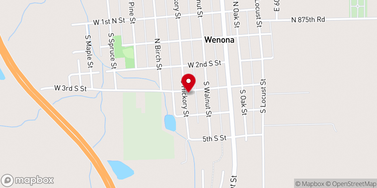 Map showing location of St Mary's Catholic Church Assisi Hall