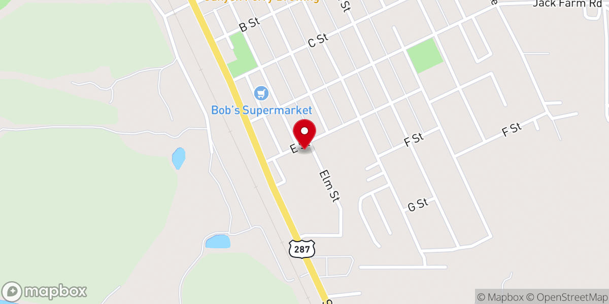 Map showing location of The Alliance Bible Church