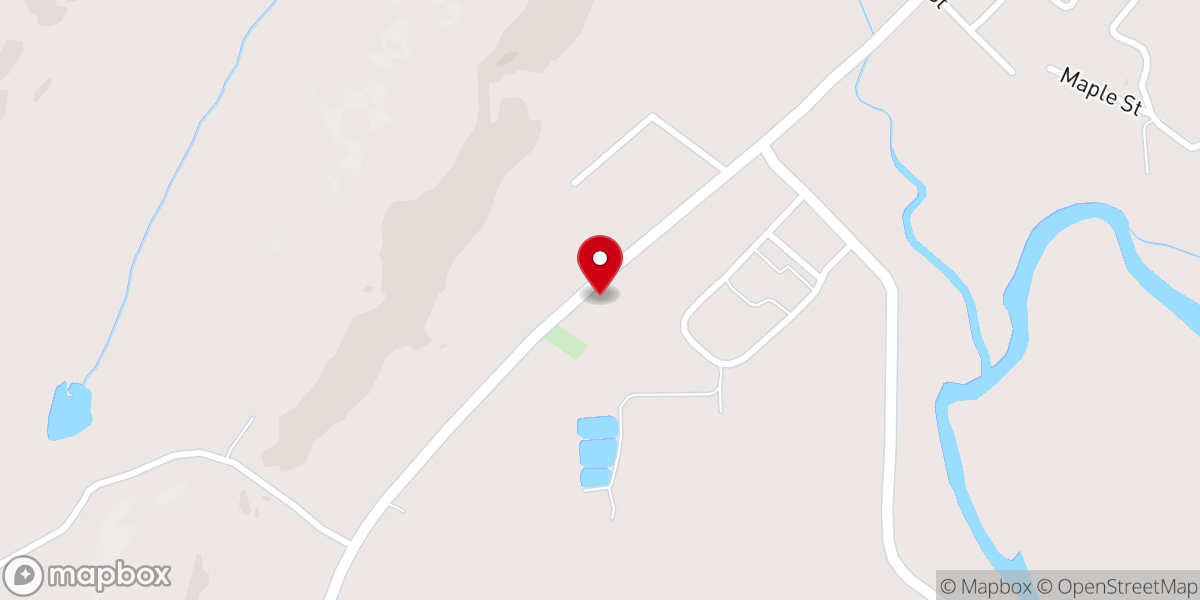 Map showing location of Thomas Chapel