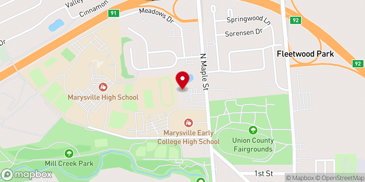 Map showing location of Christian Academy School