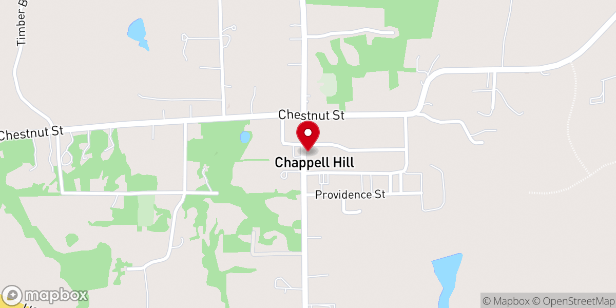 Map showing location of Bluebonnet House