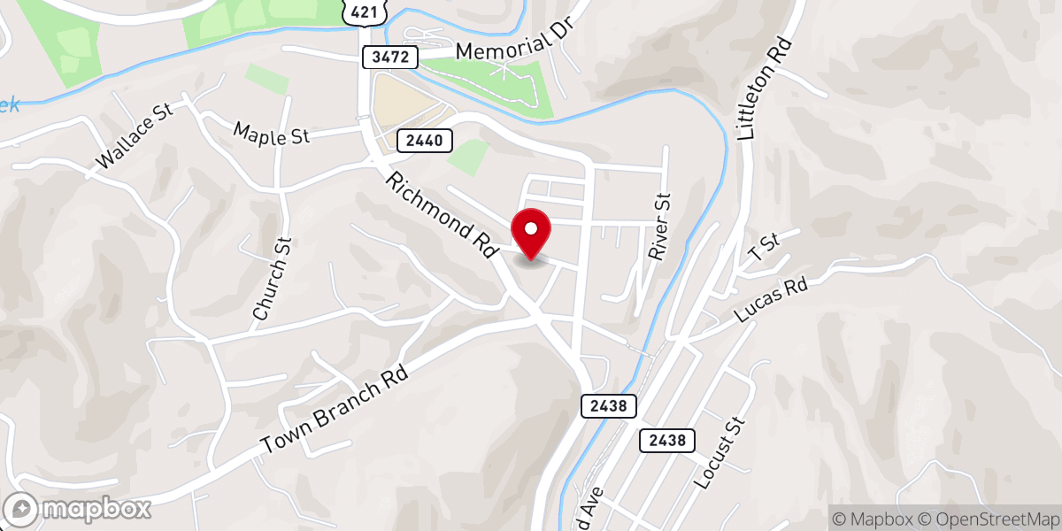 Map showing location of Gods House