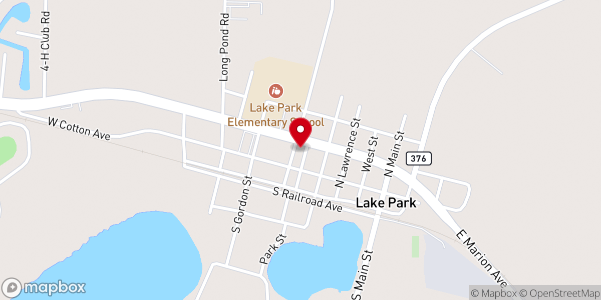 Map showing location of San José Mission
