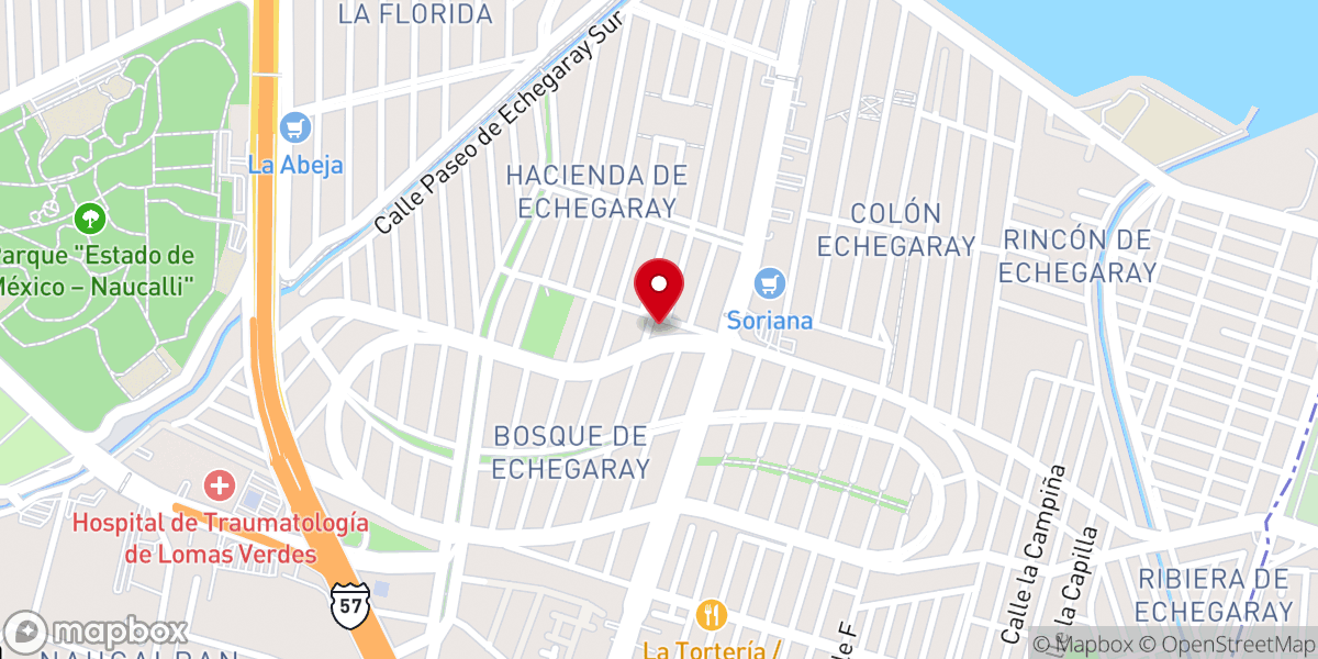 Map showing location of Parroquia de Nuestra Señora de la Anunciación