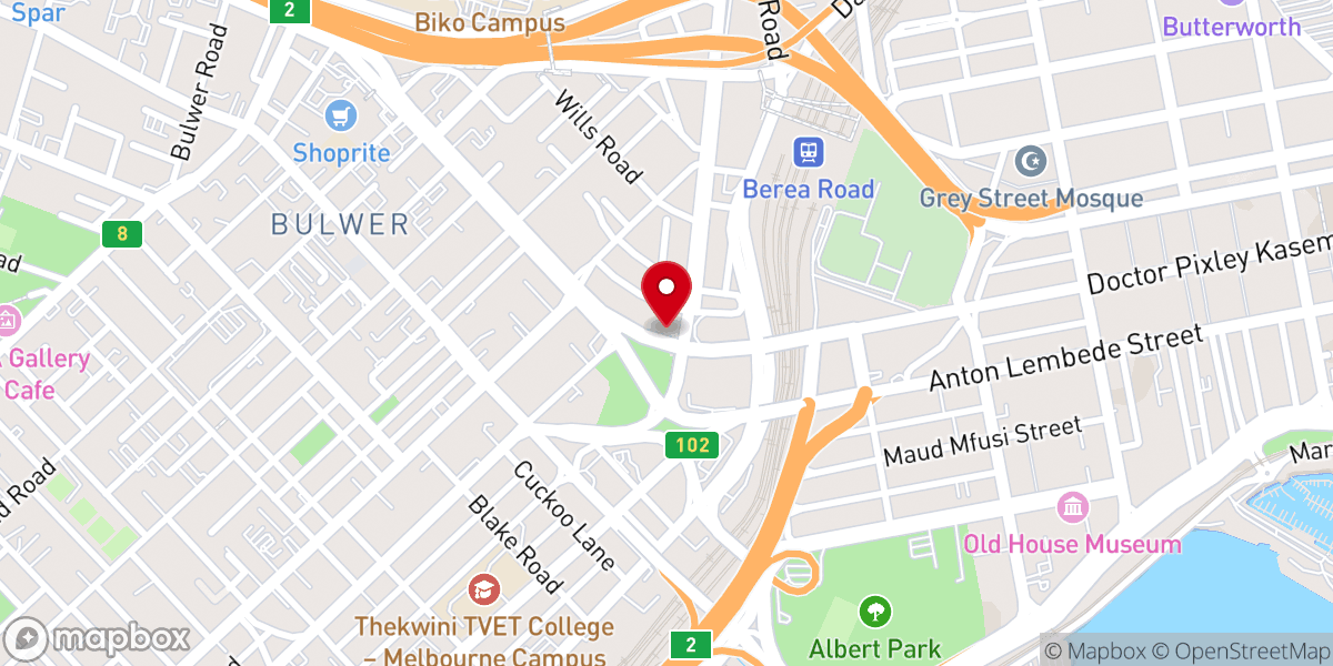 Map showing location of Covenant Fellowship Church International