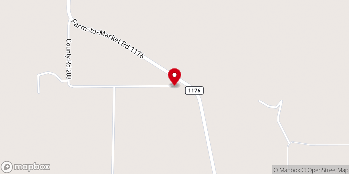 Map showing location of Cleveland Church
