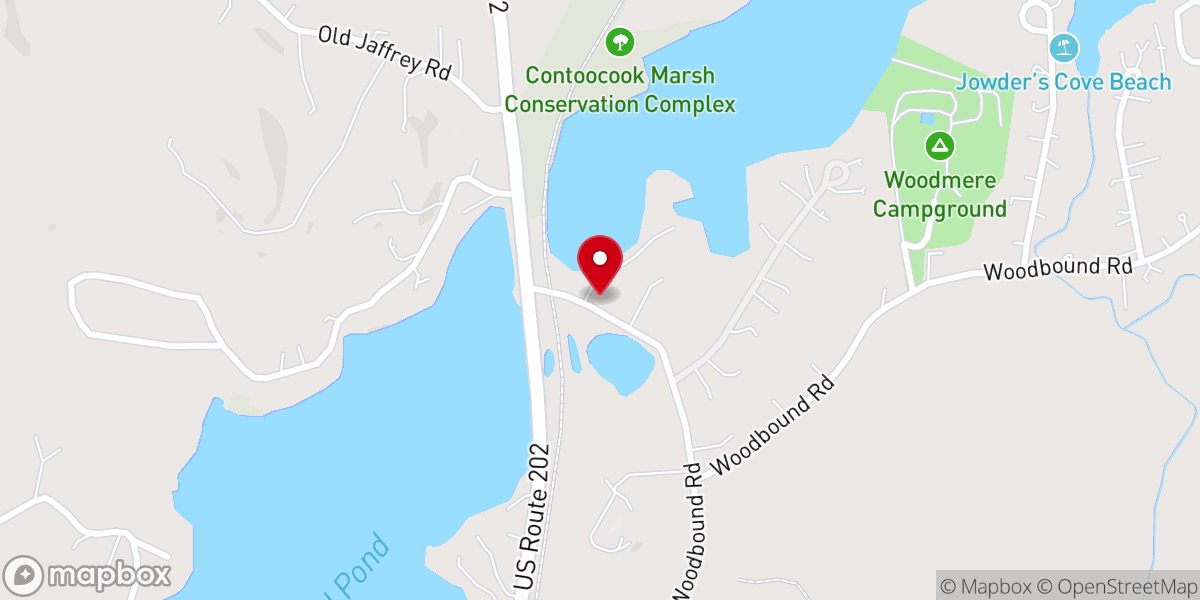 Map showing location of Monadnock Bible Baptist Church