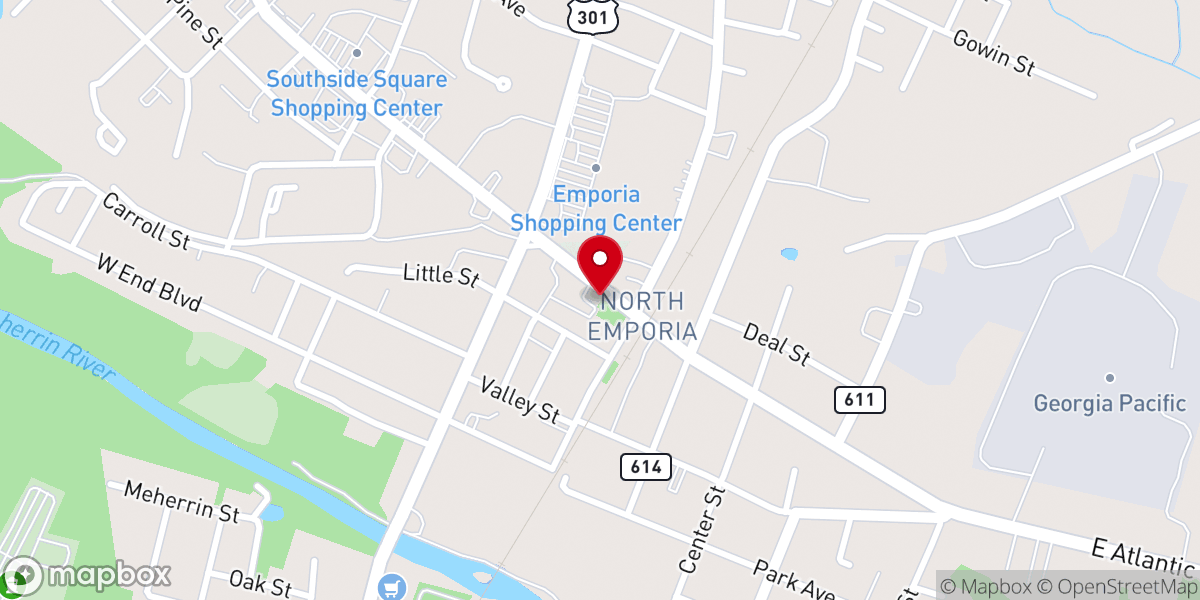 Map showing location of Newness of Life Outreach Ministries