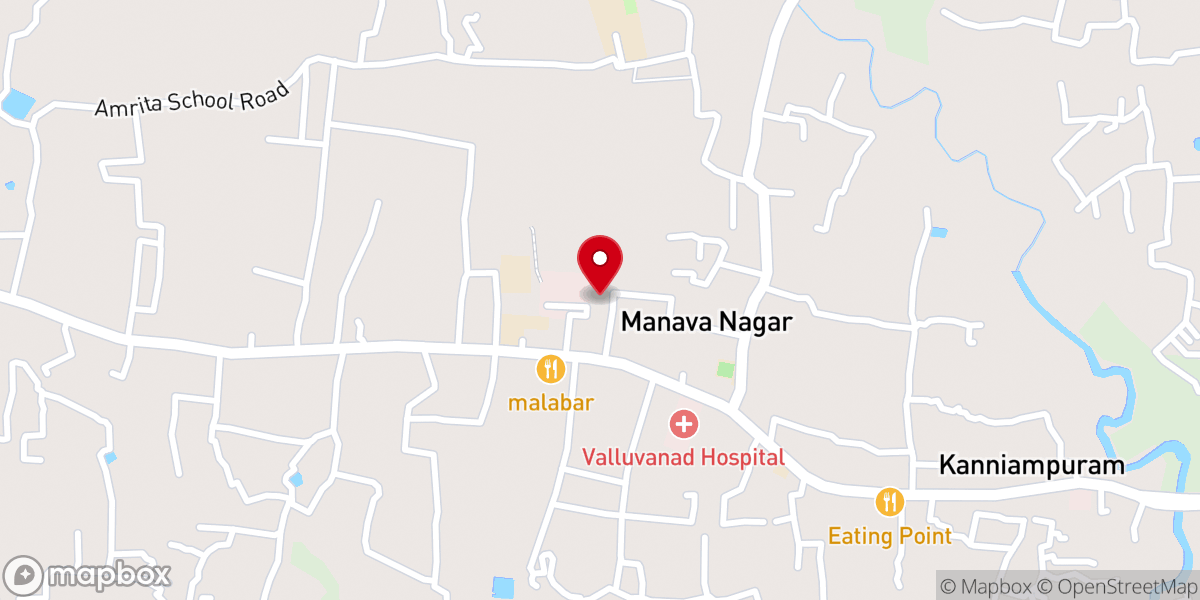 Map showing location of Seventhday Adventist Church Ottapalam