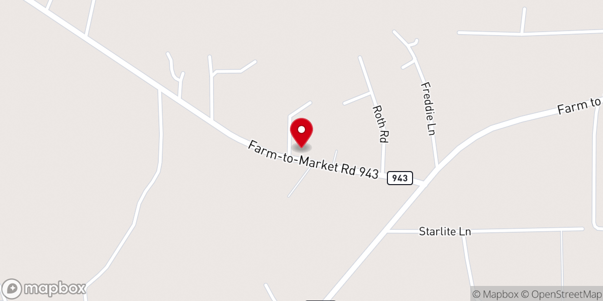 Map showing location of Calvary Baptist Church