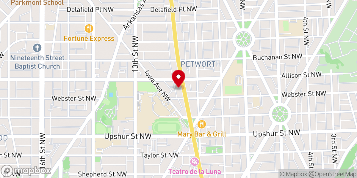 Map showing location of Saint Charles Baptist Church