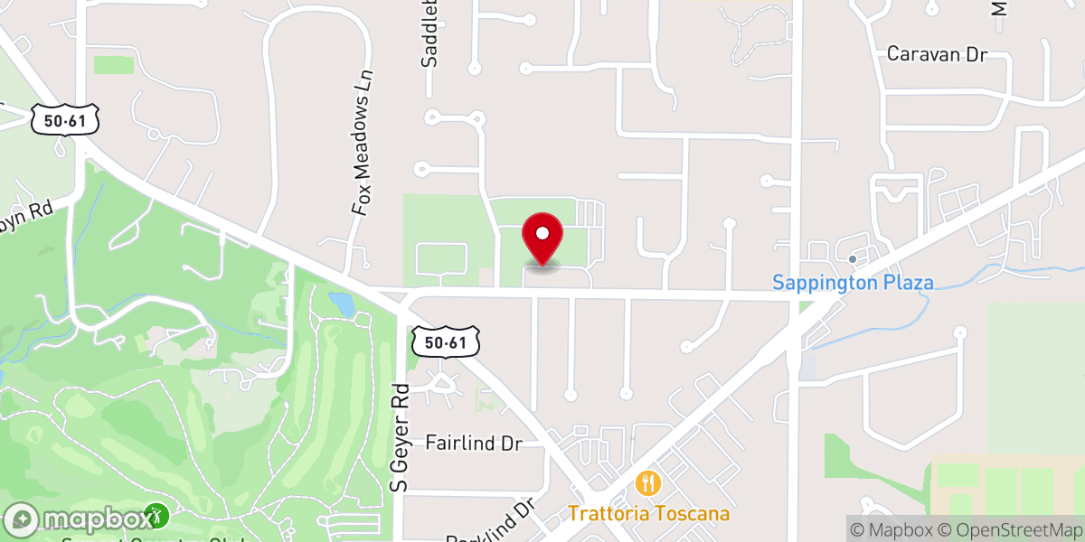 Map showing location of Saint Lucas United Church of Christ