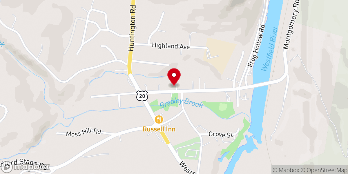 Map showing location of Russell Council On Aging