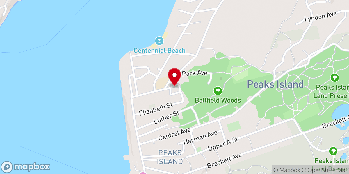 Map showing location of New Brackett Church