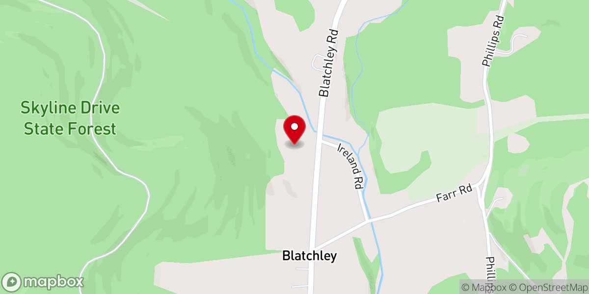 Map showing location of Sunshine Valley Wesleyan Church