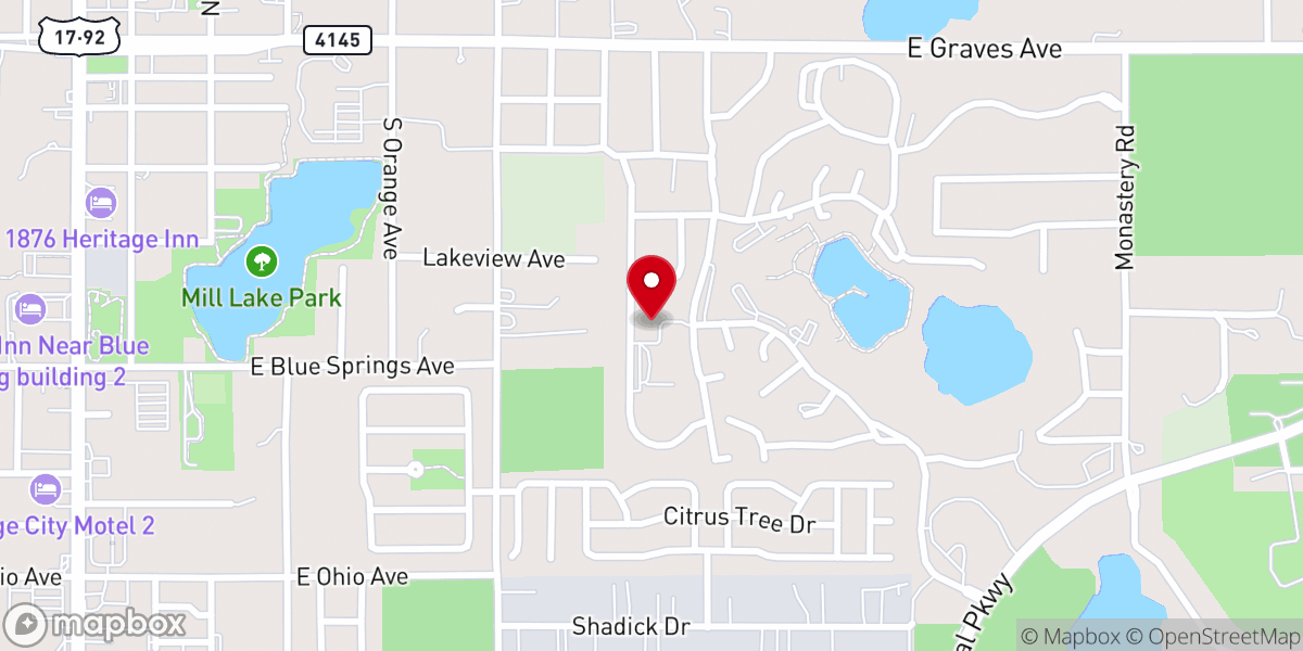 Map showing location of Bread of Life Family Fellowship