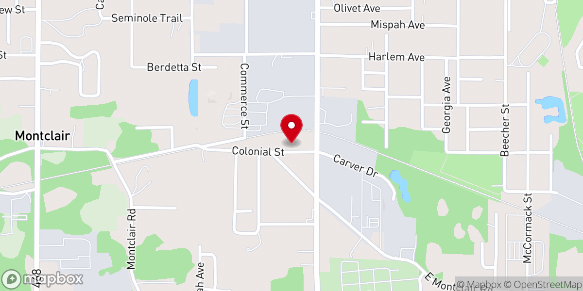 Map showing location of Deliverance and Healing Ministry Behind The Veil Ministries