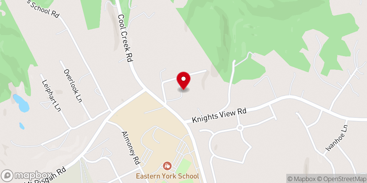Map showing location of Susquehanna Grace Community Church