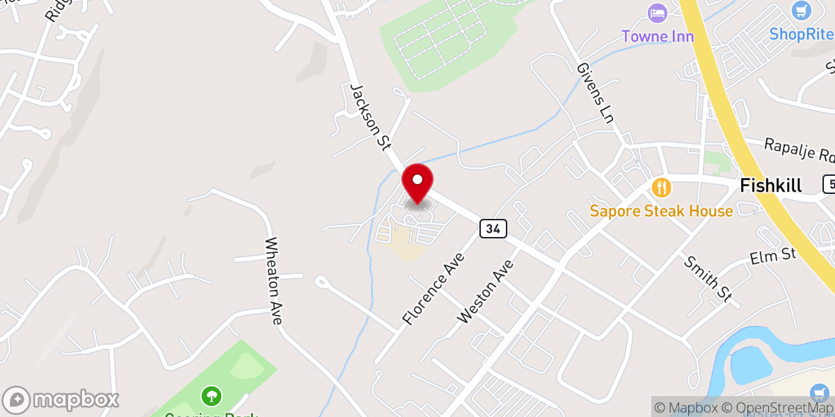 Map showing location of St. Mary Mother of the Church
