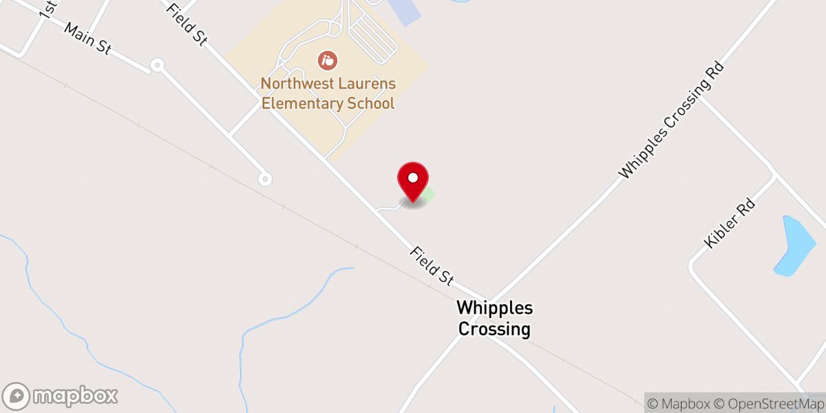 Map showing location of New Vision Missionary Baptist Church
