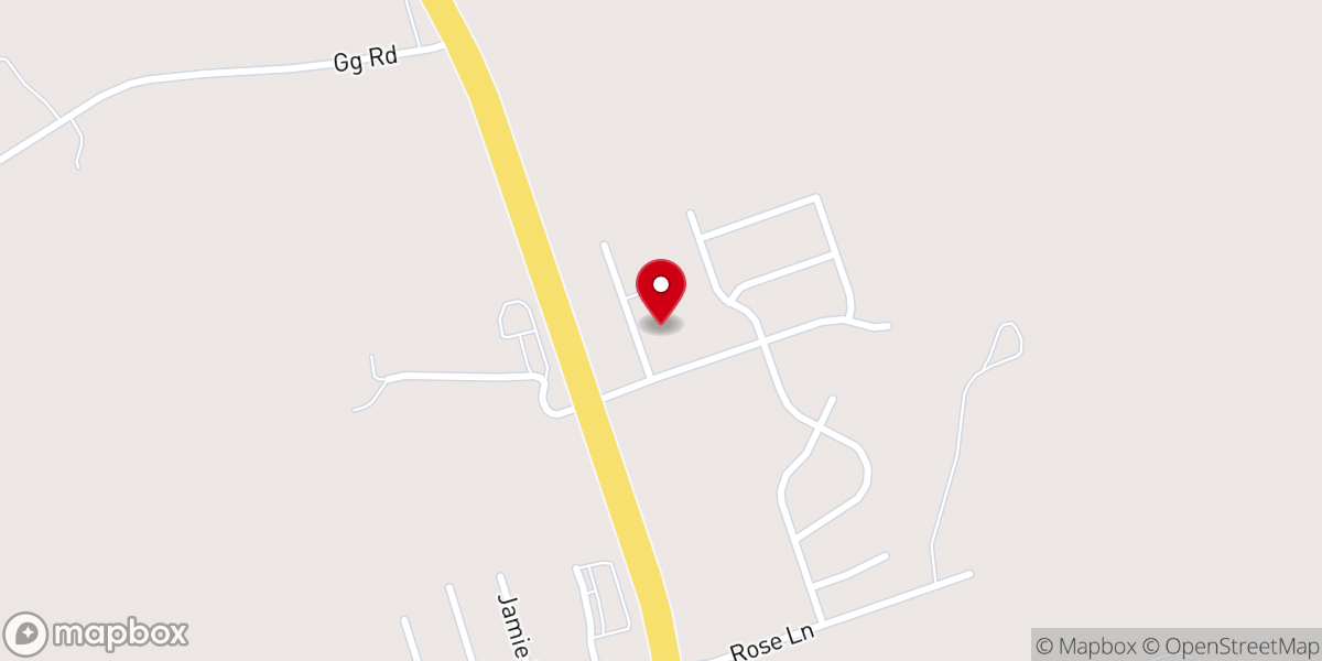 Map showing location of New Testament Baptist Church
